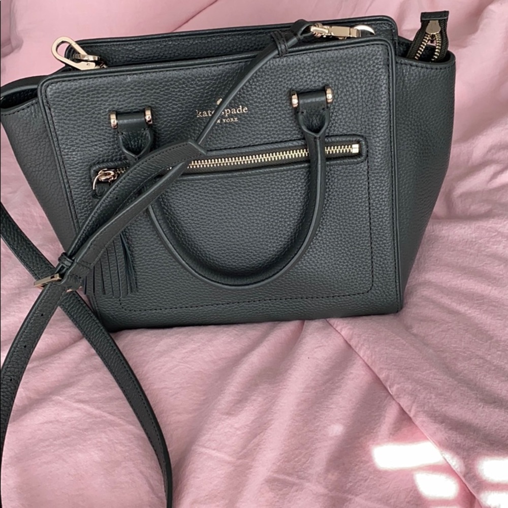 Kate spade olive green cross body purse!
